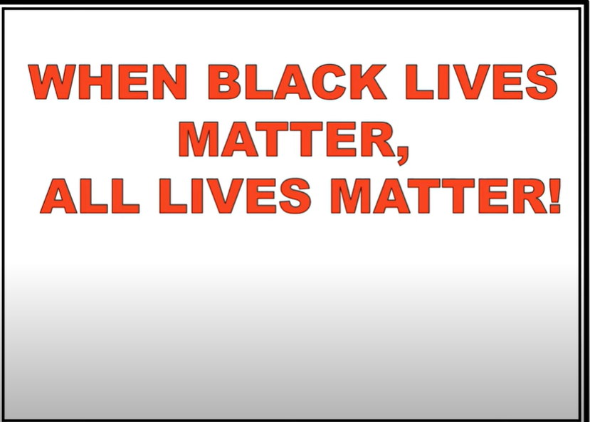 when black lives matter all lives matter